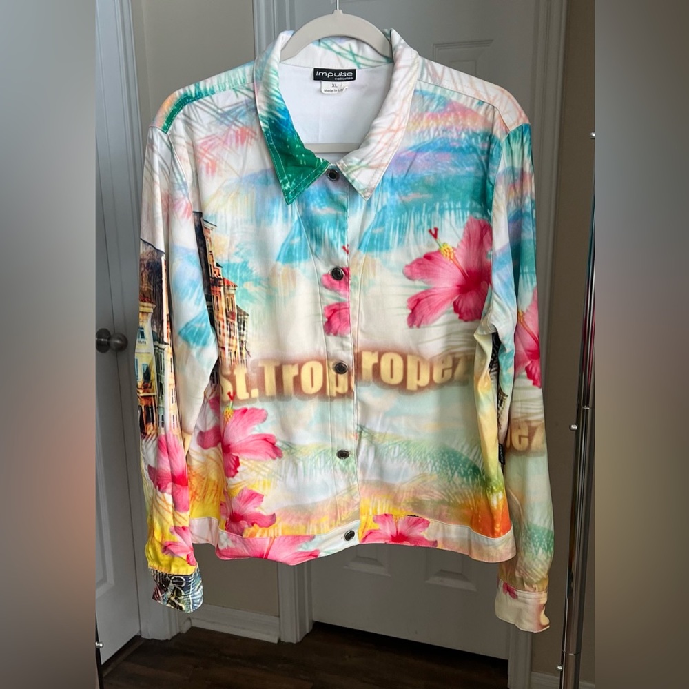Impulse California Colorful Lightweight Vintage Jacket